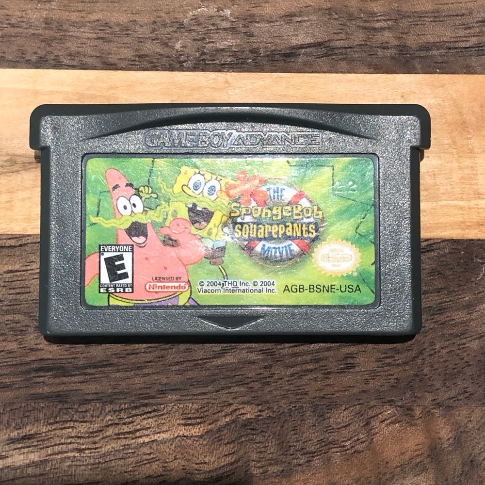 3/$40 Nintendo Game Boy Advance The SpongeBob SquarePants Movie Game
